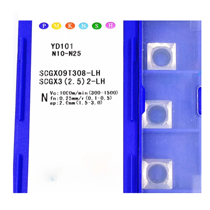 SCGX09T304-LC SCGX 120408   LC SCGX09T308 LH YD101 كربيد إدراج مخرطة CNC الأصلية القاطع SCGX 09T304 120408   أدوات 09T308 LH LC