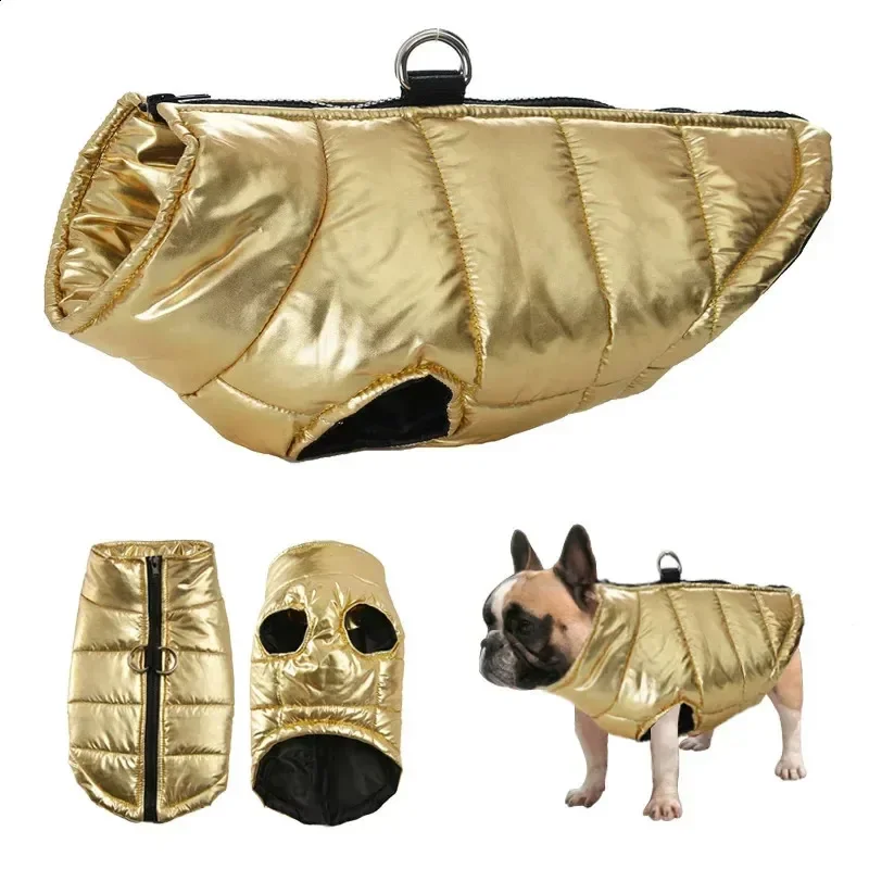 

2025Waterproof Puppy Pet Dog Vest Jacket Winter Warm Dog Clothes Coat For Small Medium Large Dogs Chihuahua French Bulldog Cloth