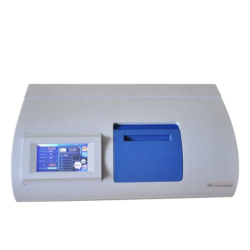 high quality color touch screen automatic Lab 0.001 temperature control 15-30 Celsius 45 polarimeter determination