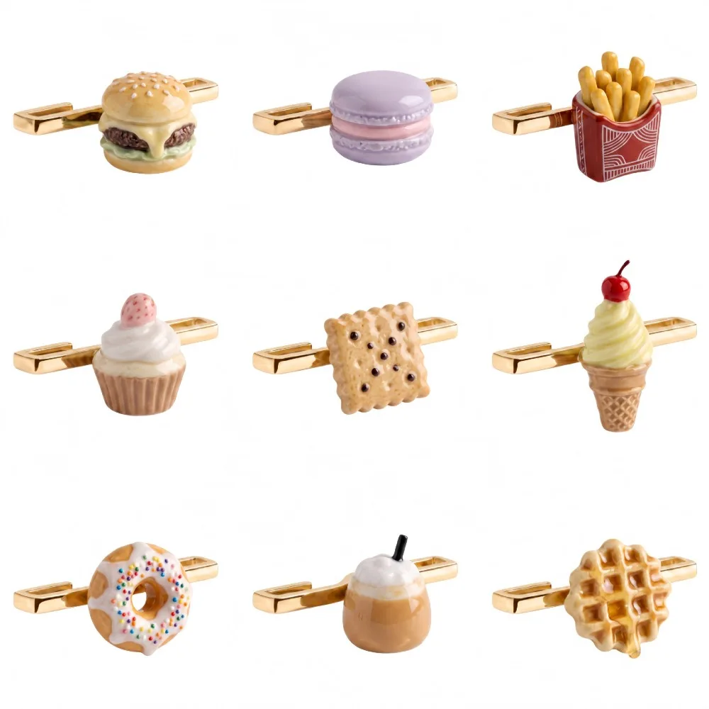 DIY WHOOP Charm Band Accessory Food Theme Burger Fries Pendant Clip Decoration Fashion Smart Wristband Gift
