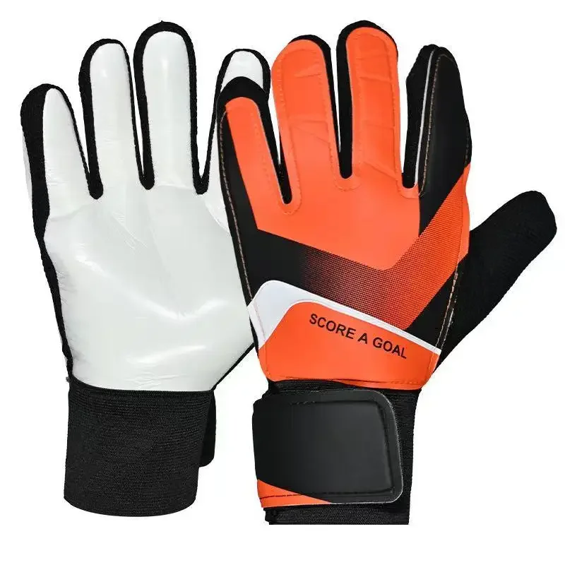 Soccer Goalkeeper Gloves For Adults Kids Anti-Collision Latex PU Goalkeeper Hand Protection Gloves Football Training Accessories