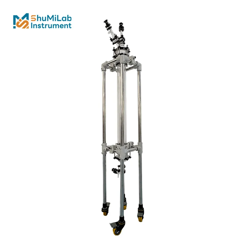Glass Chromatography Column Essential Oil Distillation or Purification and Separation in Laboratories
