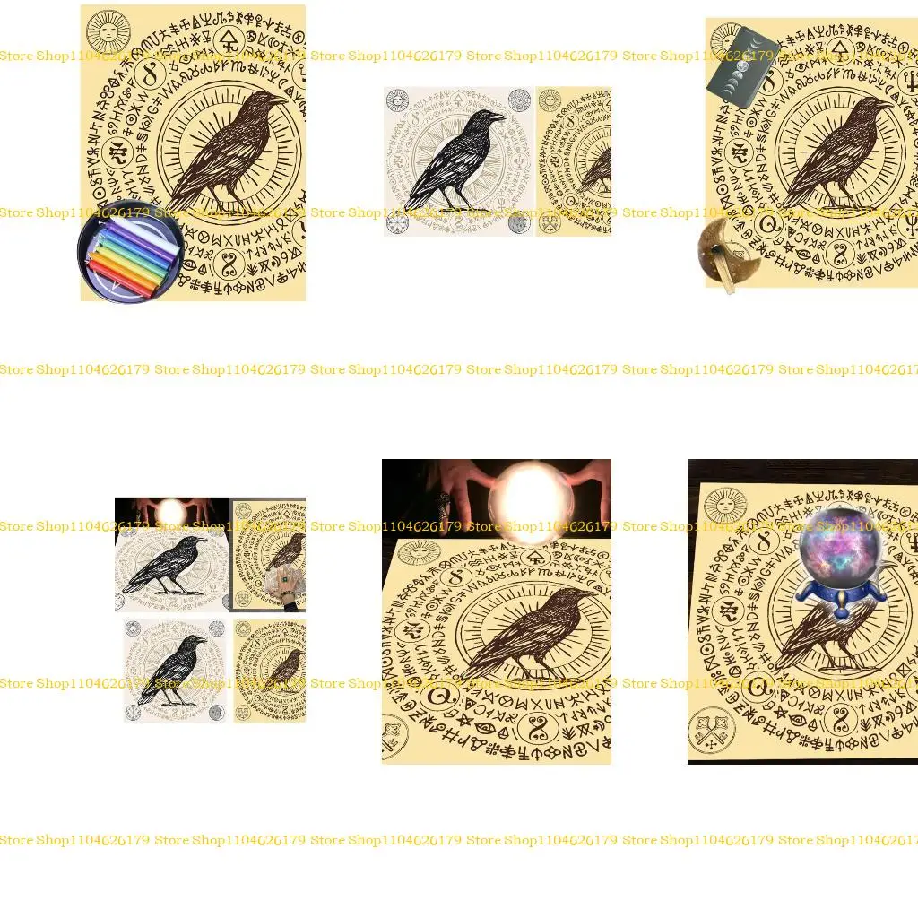 

A1A2 квадратная форма дивнации коврик алтарь табличка настольная игра для игры настольная карта настольная ткань метафизическая