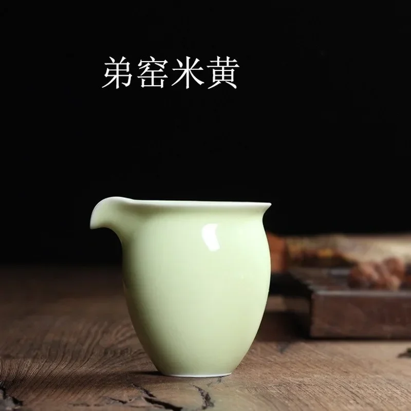 الصينية Longquan Celadon Ge وDi Kiln الصقيل اليدوية معرض القدح 190 مللي تشا هاي إبريق الشاي نقاط من أدوات الشاي طقم شاي الكونغ فو