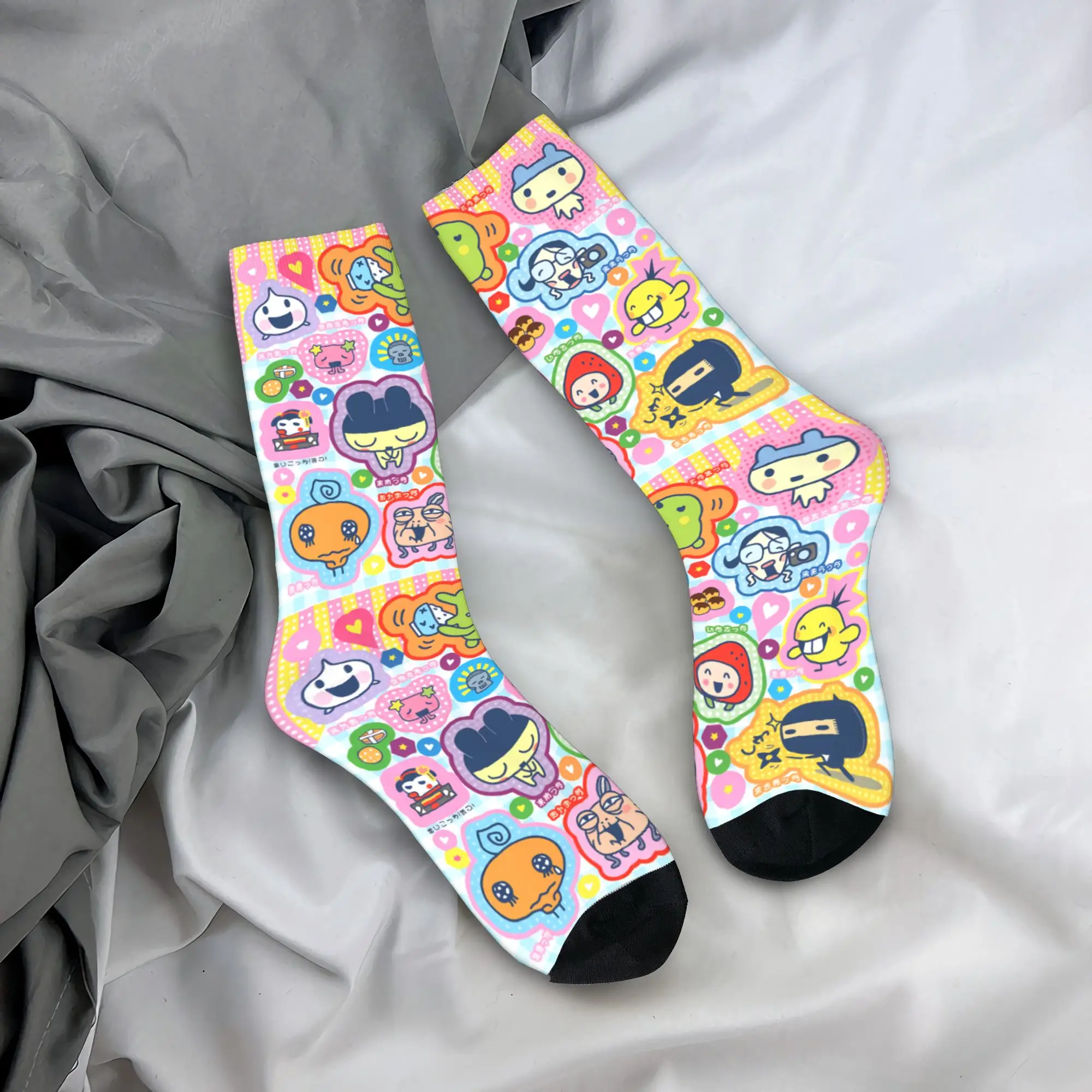 

Носки для взрослых мужчин Kuchipatchis Mametchi, противоскользящие, высококачественные, зимние, с забавным дизайном, для альпинизма