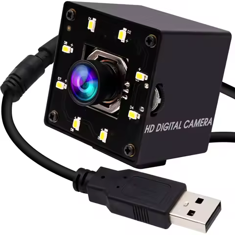 ELP 5mp night vision webcam UVC free driver OV5640 Autofocus usb camera with no distortion lens for different OS