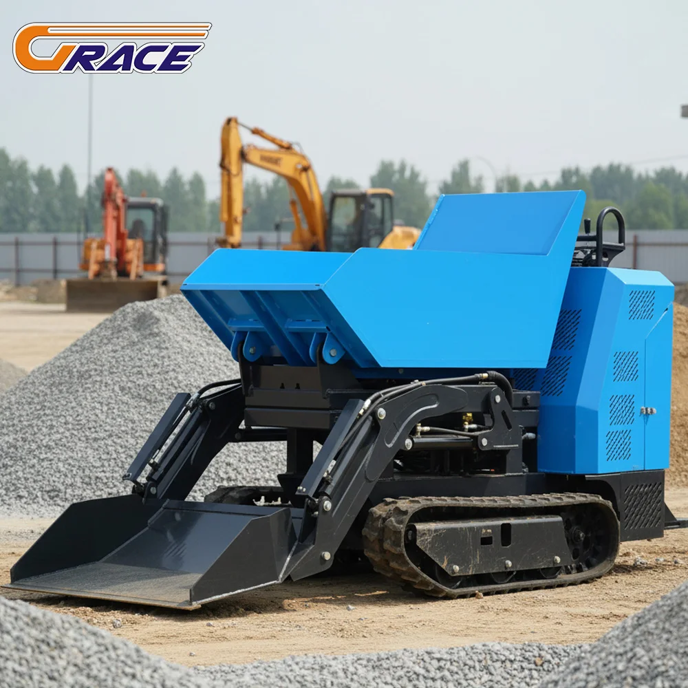 

Customized High Quality Mini Dumper 700kg Crawler Dumper EURO 5 EPA Approved Fast Delivery Mini Dumper for Construction