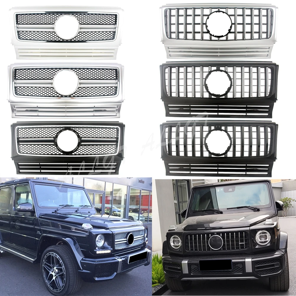

Передние гоночные решетки радиатора для Mercedes Benz G-Class G300 G320 G350 G500 G55AMG G65AMG W463 1990-2018
