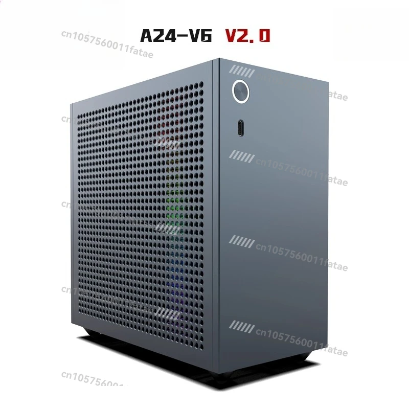 

Mini A24-V6 2.0 Double Slot Semi-high Single Display ItxBKB Main Board Chassis 3.66 Liters