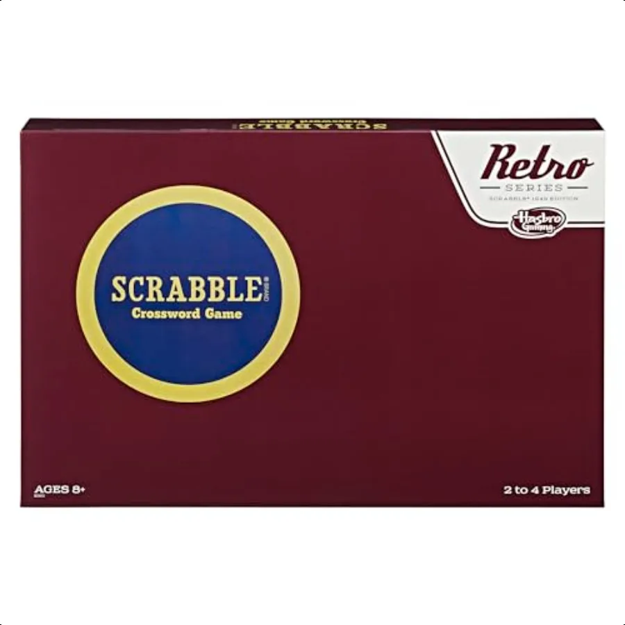 Hasbro Gaming Retro Series Scrabble Edición 1949 Juego de mesa exclusivo
