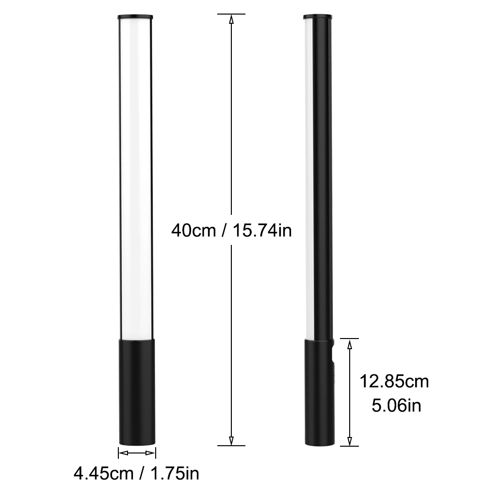 LUXCEO Palmare RGB Light Stick Bacchetta LED Illuminazione video Colorata CRI 95+ Lampada da studio fotografico P400S