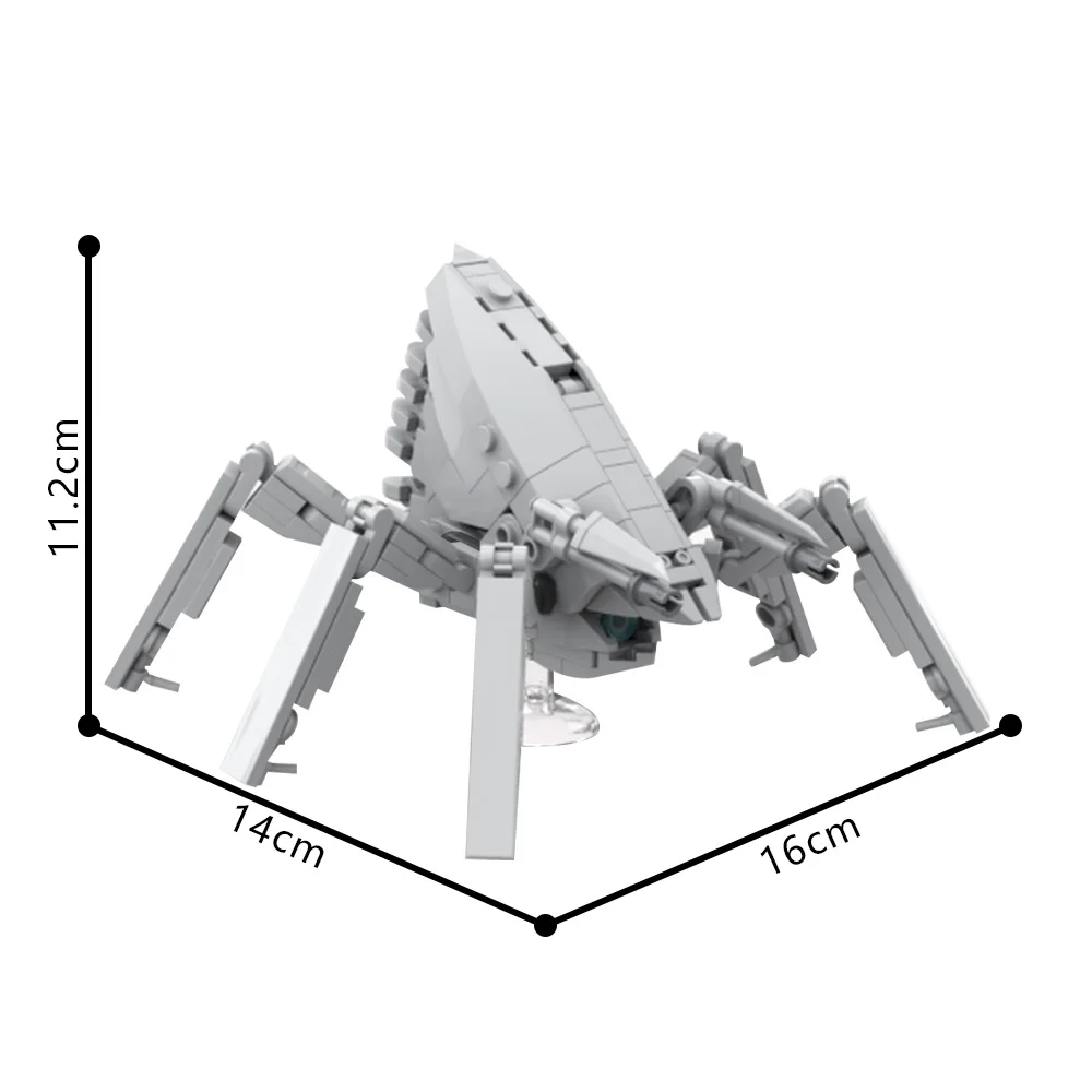 Gobricks MOC Ameises EightyS six Building Blocks Model Biology Ant Bricks diy Assembled Toy Children Gift
