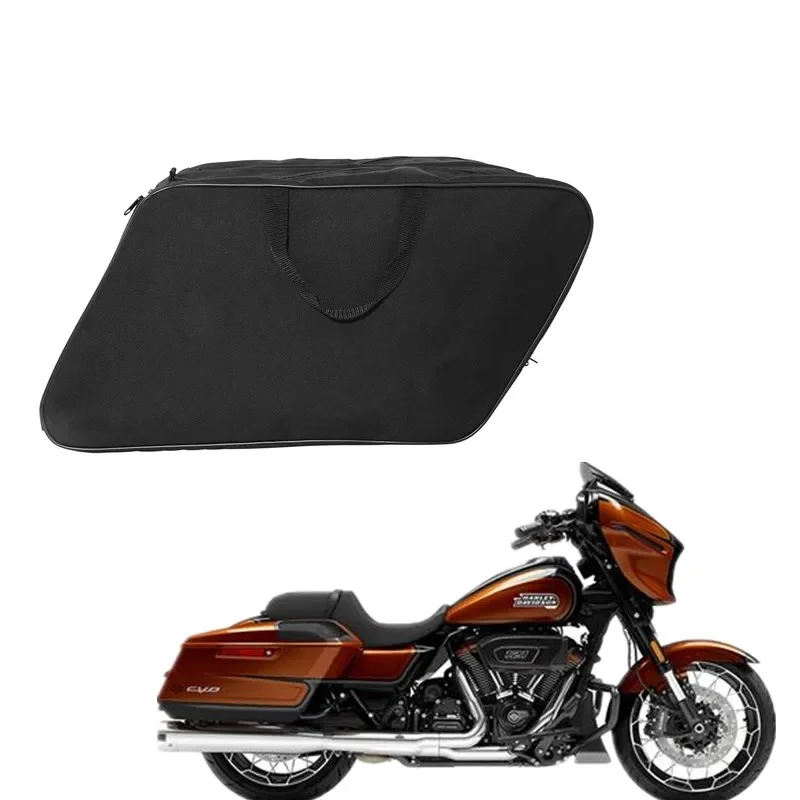 

Для Harley Touring 1980-2023 CVO Road Street Glide Moto SaddleBags багажные внутренние сумки аксессуары для мотоциклов