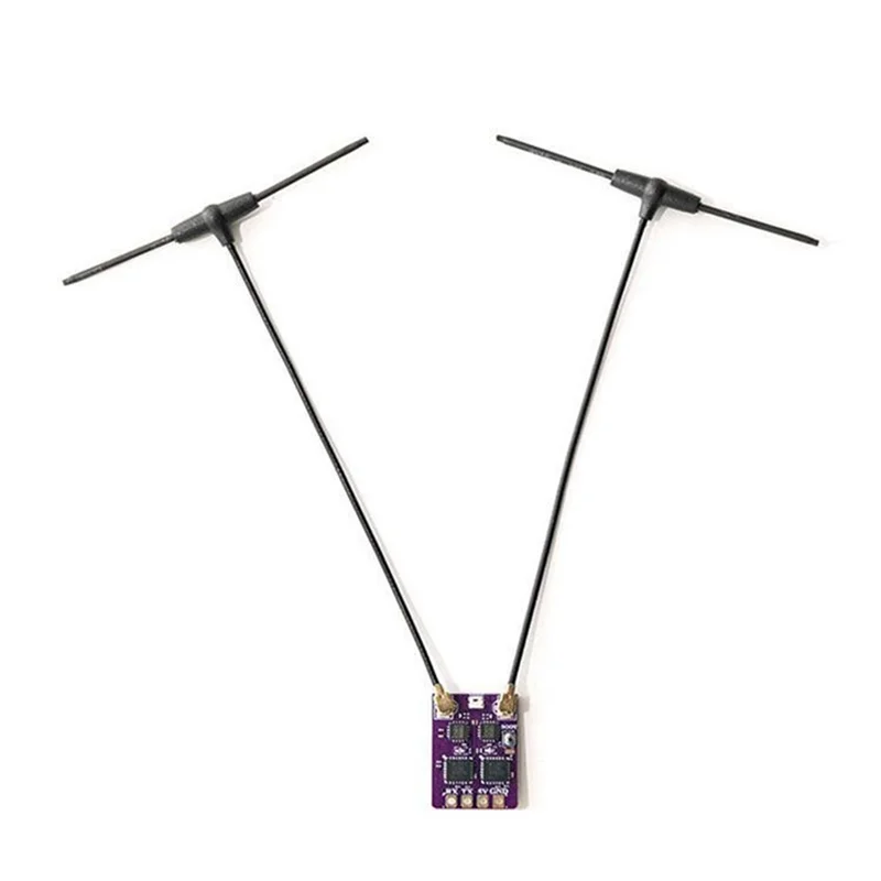 ABSQ-ELRS Ricevitore di diversità 2.4G con doppia antenna RX Protocollo TCXO CRSF integrato per FPV Freestyle RC Racing Drone a lungo raggio