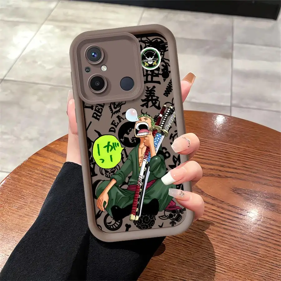 

One Pieces Zoro Luffy Cool Case for Xiaomi Poco X5 X3 M3 Pro X4 GT Soft Phone Cover
