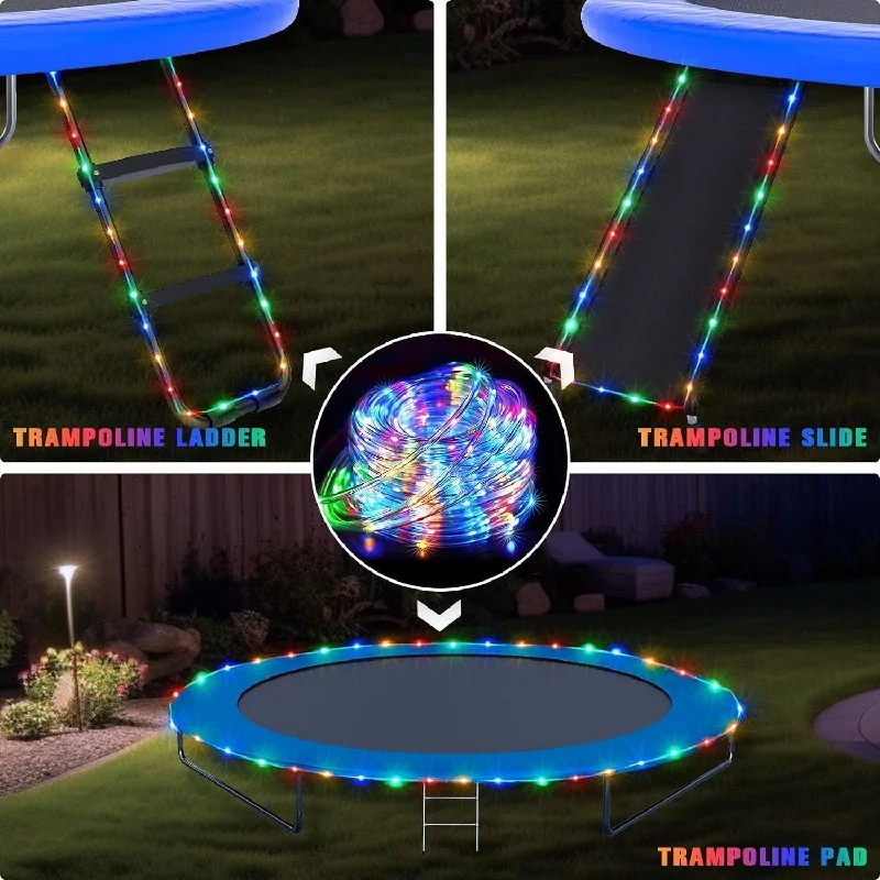 

Solar Tube Rope Led Light 300Led Outdoor Garden Christmas Decoration Xmas Wedding Garland Waterproof String Light Fairy Strip