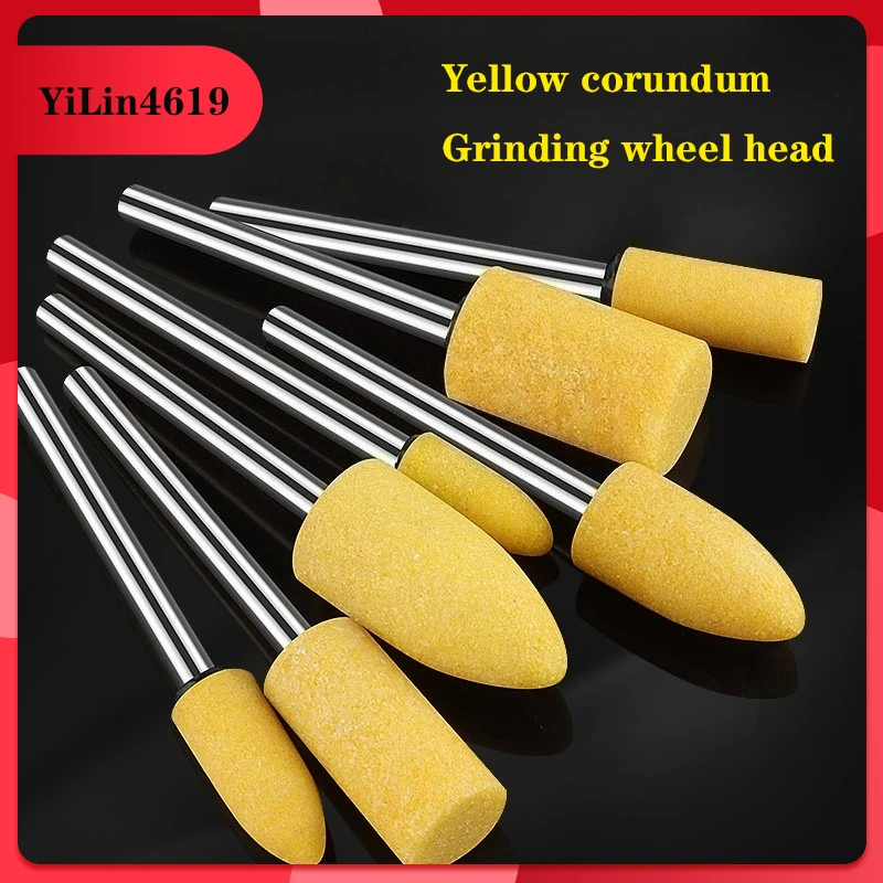Yellow Corundum Flint Grinding Head, Grinding Wheel, Used for Metal Polishing Grinding Head