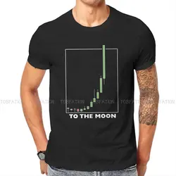 Bitcoin Cryptocurrency Miners Meme Polyester TShirt To The Moon Basic T Shirt Oversized Men Clothes Printing Big Sale