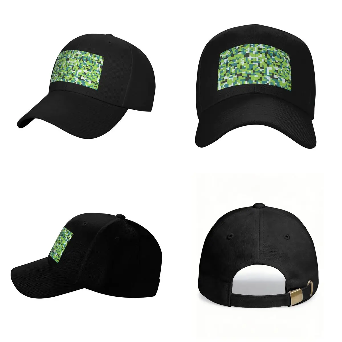 Pixel Mosaic Camouflage Cap Fashion Casual Baseball Caps Adjustable Hat Hip Hop Summer Unisex Baseball Hats