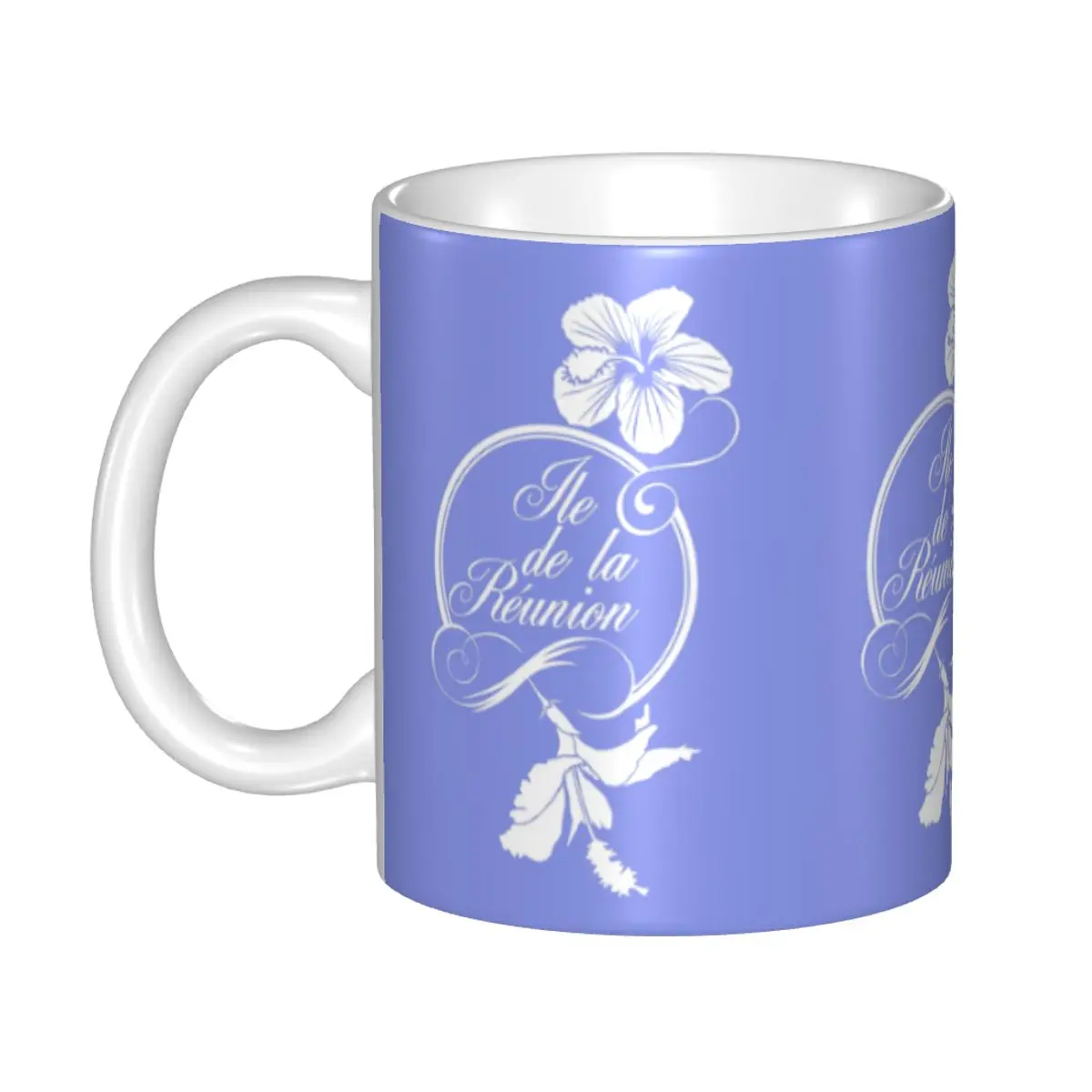 974 Reunion Island Coffee Mug DIY Customized Ceramic Mug Cup Creative Present