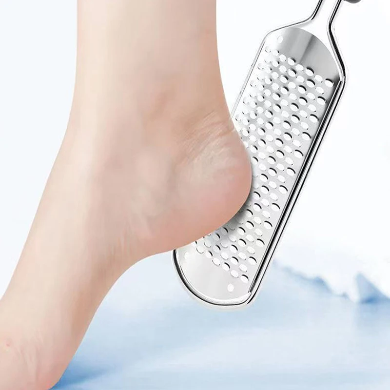 Lima per piedi Raspa professionale Grattugia per tallone Pelle dura morta Rimozione calli File per pedicure Grattugia per piedi Esfolia i calli Scrubber