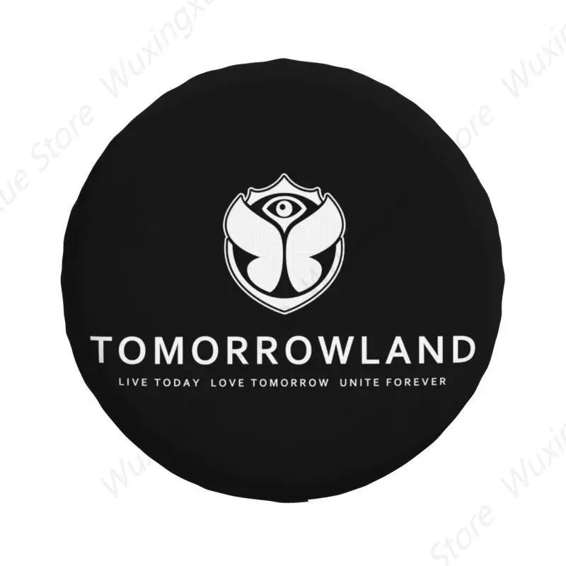 Tomorrowland Spare Wheel Tire Cover for Honda CRV Belgian Electronic Dance Music Jeep RV SUV Trailer Vehicle Accessories