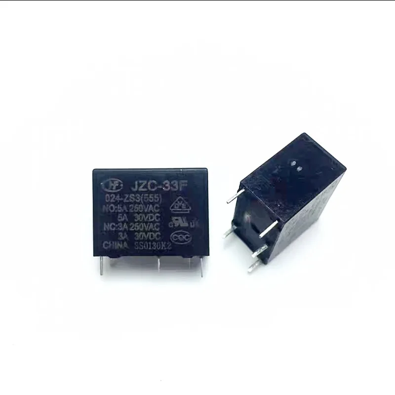 10pcs NEW Relay Hf Jzc-33f-005-ZS3 5VDC  JZC-33F-012-ZS3 12VDC  JZC-33F-024-ZS3  24VDC  JZC 33F 012 ZS3  JZC-33F 012-ZS3 5A 5PIN