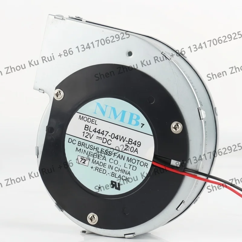 NMB original 110X110X28MM BL4447-04W-B49 11028 12V 2.0A metal-shell high-capacity turbo blower Cooling fan 11CM