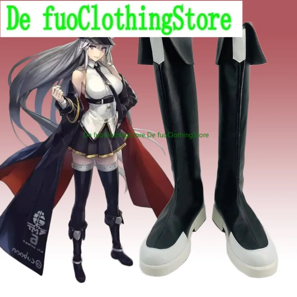 Buty do cosplayu Defuo Azur Lane Enterprise, buty i kozaki na anime convention, anime game, do odgrywania ról, na Halloween.