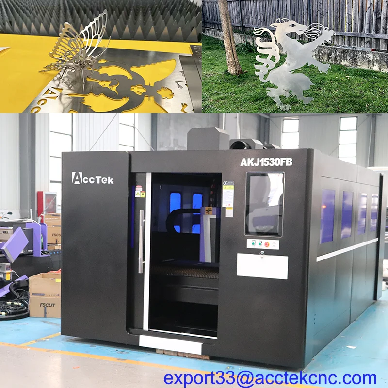 

6000W High Power Full Closed 3kw Fiber Laser Cutting Machine Cnc Ss Fiber Laser Cutting Machine covered