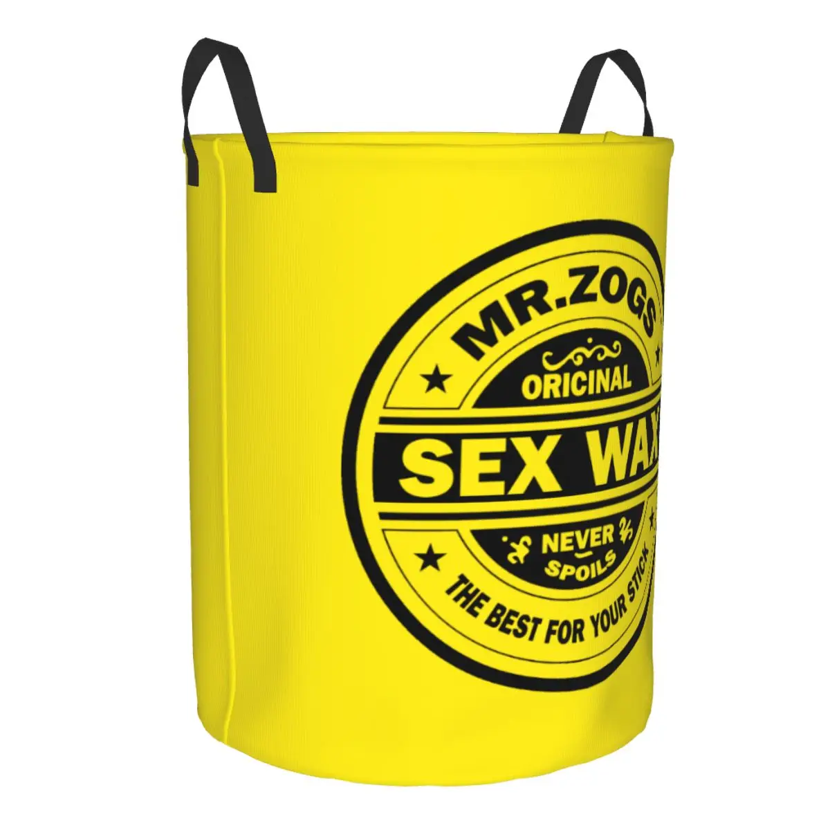 Custom Mr Zogs Sex Wax Laundry Basket Foldable Clothes Hamper for Baby Kids Toys Storage Bin
