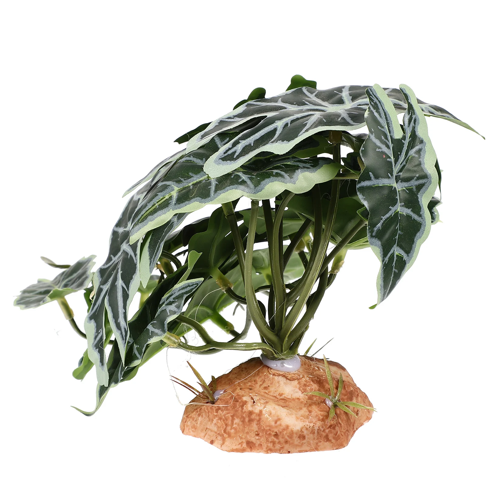 

Resin Plastic Reptile Box Plant Artificial Decor for Terrarium Reptile Tank Fake Plant Landscape Terrarium Decor