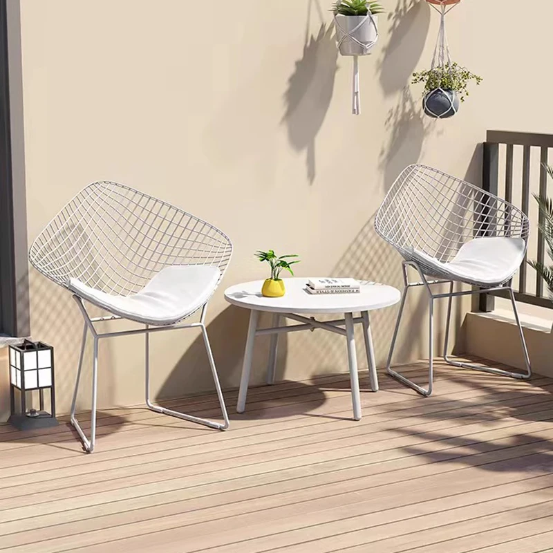 Outdoor Furniture Garden Terrace Set Patio Rocking Iron Chair Inflatable Aluminium Sofa Single Swing Party Chairs Armchairs Lawn