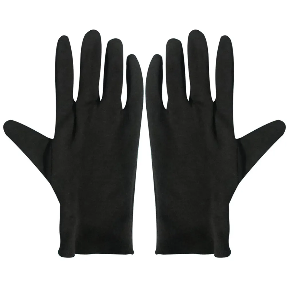 

12Pairs Lightweight Cotton Gloves Moisturizing Protective Work Gloves for Industrial Labor Gardening Coin Slide Handling Safety