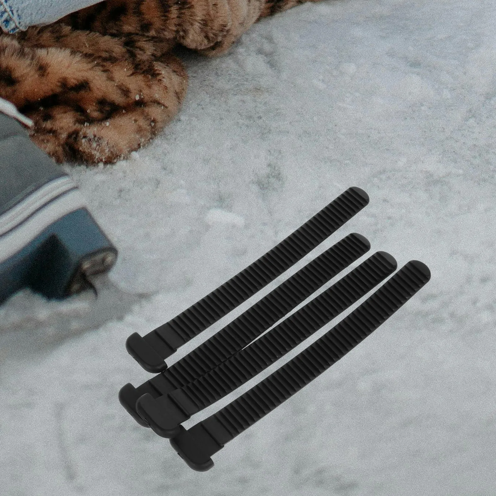 

4Pcs Roller Skates Energy Belt Adjustable Fixing Strap Replacement Parts for Inline Skates Snowboard Binding Ladder Strap