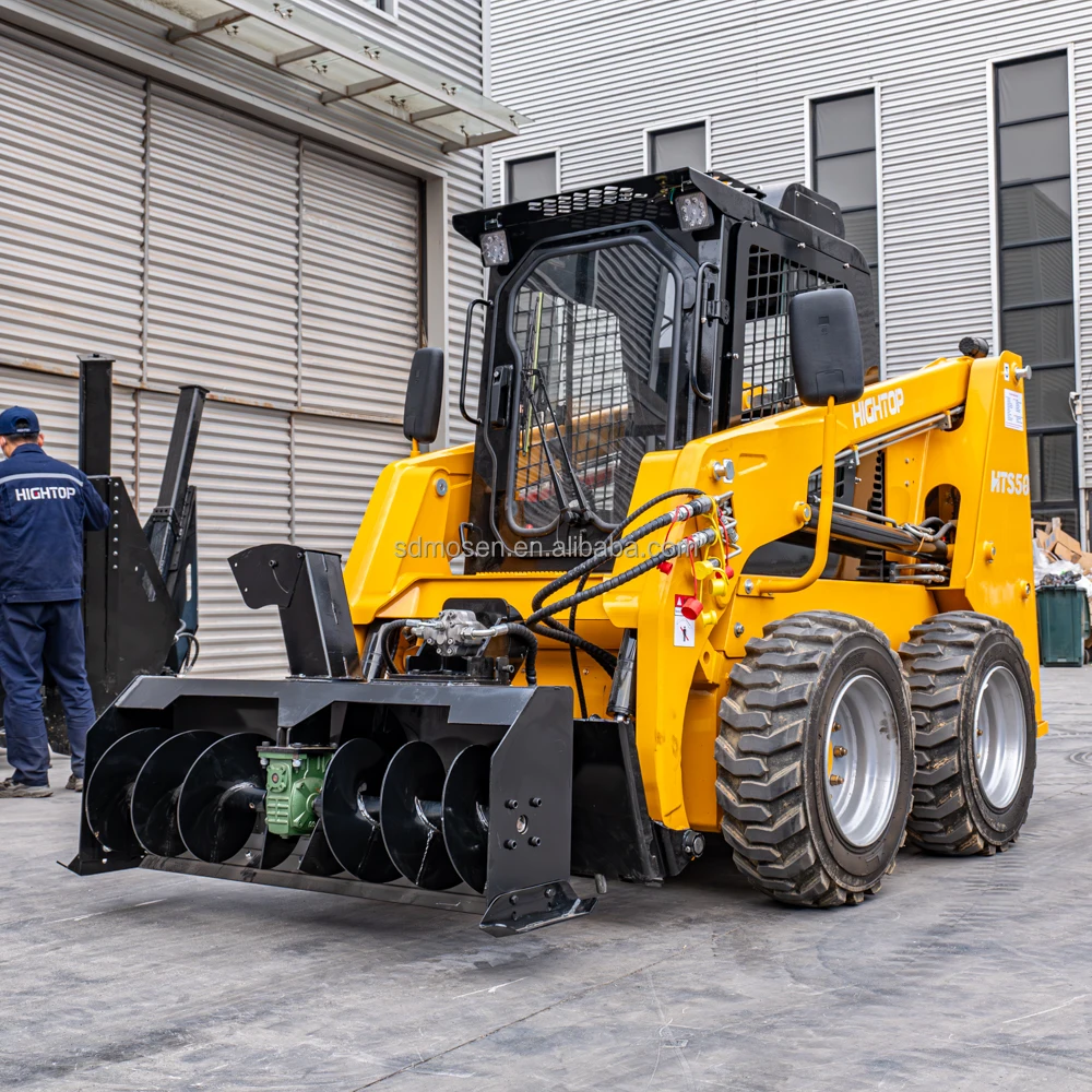 Aftermarket spare parts Compact Loader Attachments Snow Blower ab Fork Auger Bucket, in stock fast shipping construction machine
