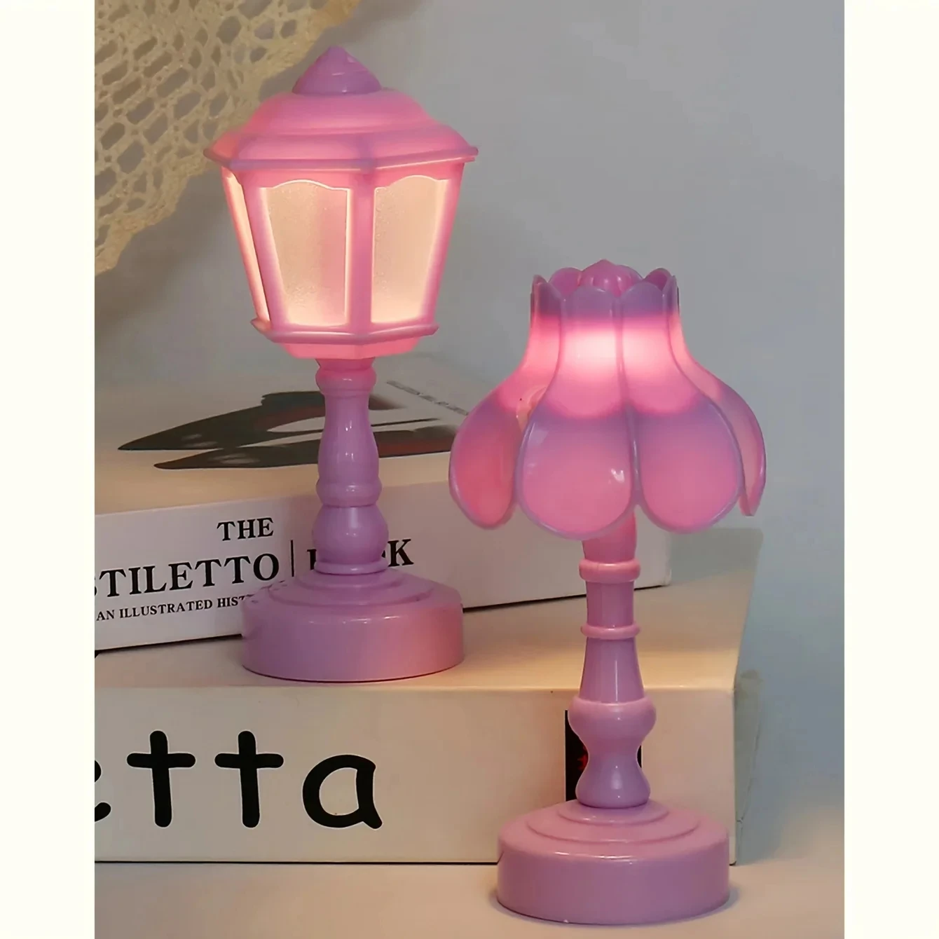 幾何学的な花のつぼみボタン電池 LED テーブルランプデスクナイト寝室用ダイニングタッチナイトライトシンプルでモダンな装飾
