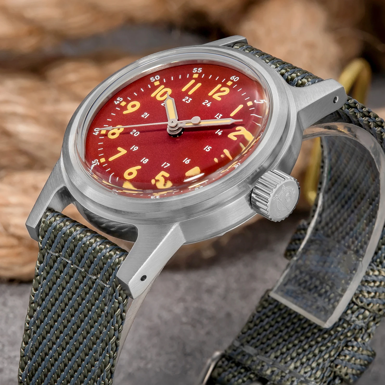 ADDIESDIVE Fashion Men Watches AD2076 Luxury Brand Automatic Watch 200M Waterproof Bubble Mirror Glass C3 Luminous Retro Watches