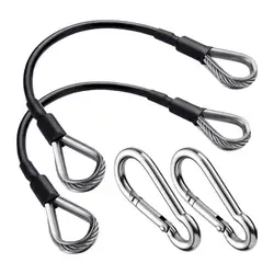 Fitness Extension Rope 2x Fitness Pulley Workout Cable Fitness Pulley Cable Multifunctional Home Gym Cable Fitness Pulley