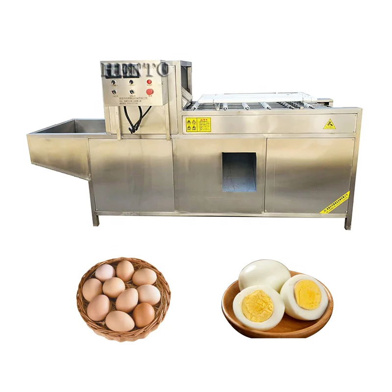 High Performance Egg Machine Automatic / Egg Cracking Machine / Boiled Egg Peeling Machine Customized