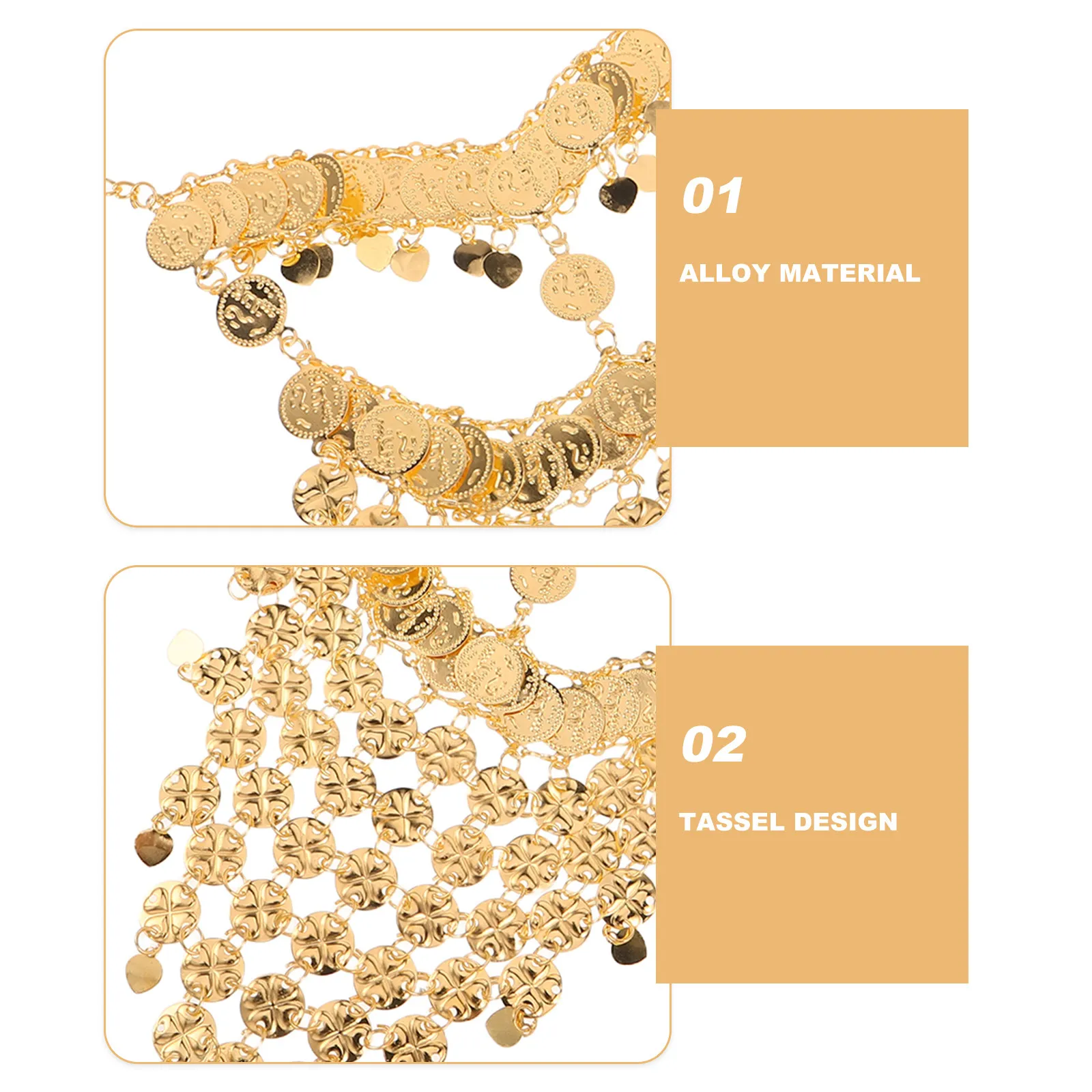 Velo facial para danza del vientre con monedas metálicas brillantes, accesorio de disfraz tribal árabe para Halloween, actuaciones y danza escénica