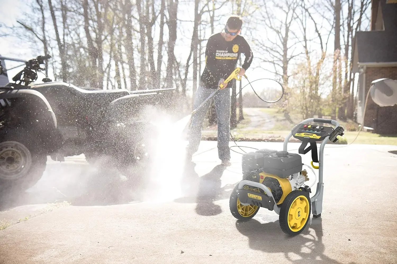 Power Equipment 2800-PSI 2.1-GPM Low Profile Gas Pressure Washer