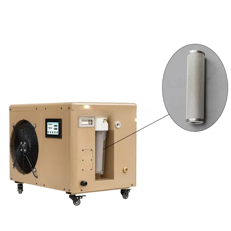 

Portable Cold Plunge Ice Bath Water Chiller 1/2 Micron Stainless Steel Filter Element