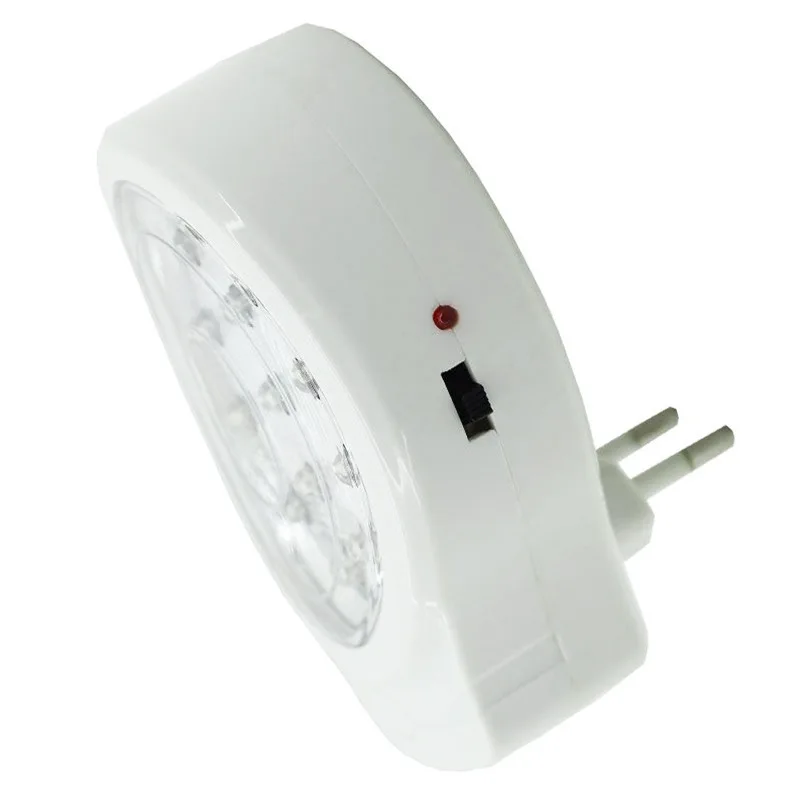 Luz recarregável de emergência doméstica, falta de energia automática, lâmpada de interrupção, luz noturna, 13 LED, 2W, 110-240V, plugue UE/EUA, KG