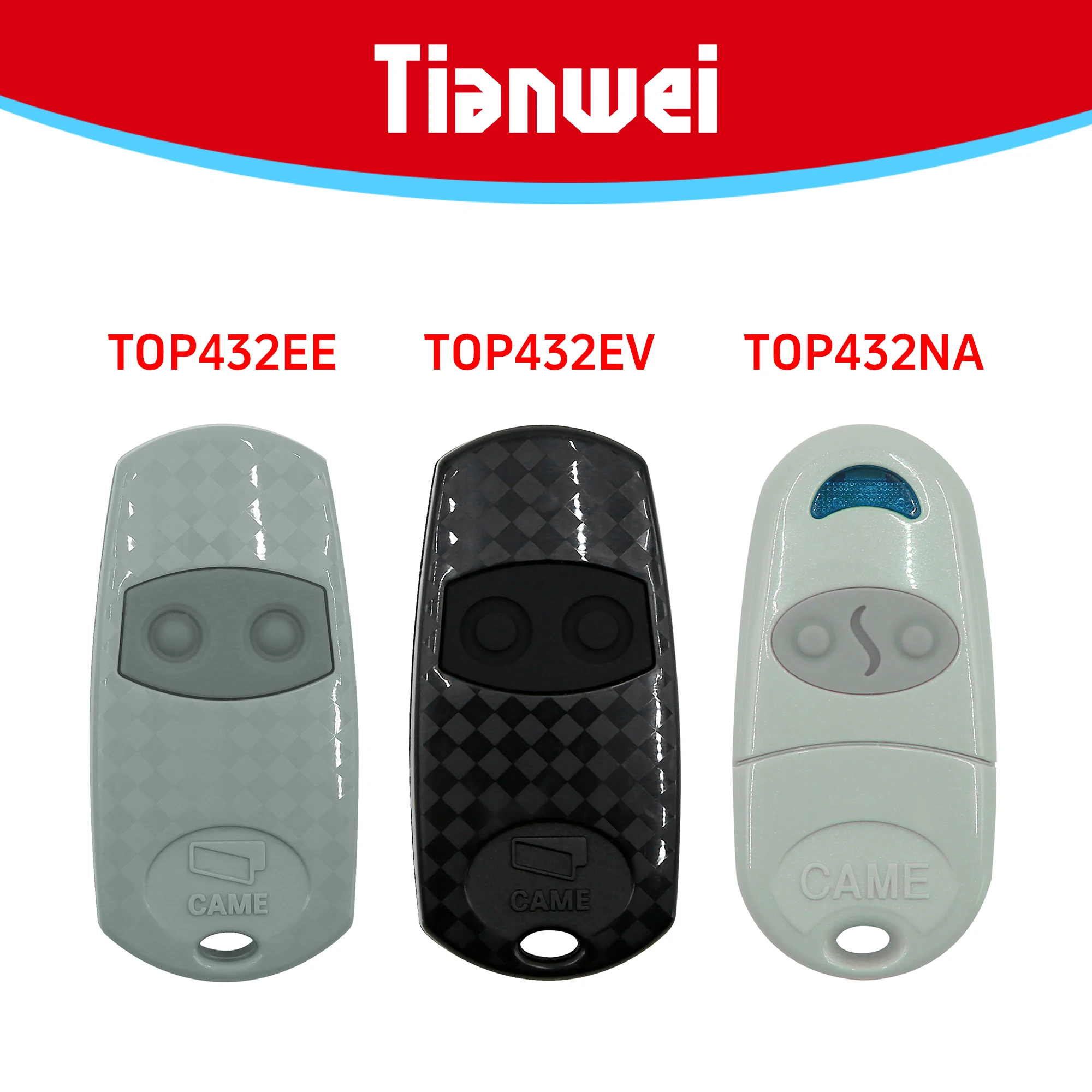 20-50pcs CAME Clone Replicator TOP 432NA\EE\EV Garage Door Remote Control 433.92mhz Copy TOP 432 NA EE EV Garage Door Opener