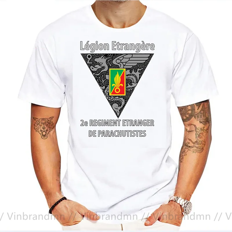 New French Foreign Legion Special Forces World War Army T Shirt Men Tshirt Homme Camisetas Men Cotton T-shirt Tees Tops Clothing