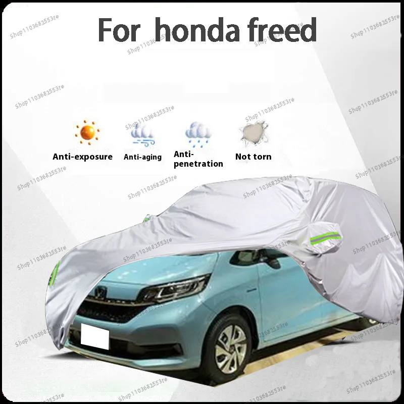 

Чехол для автомобиля Honda Freed Fit — водонепроницаемый, пылезащитный, солнцезащитный козырек (УФ), снегозащитный | Серебряное полное покрытие с защитой в течение всего дня
