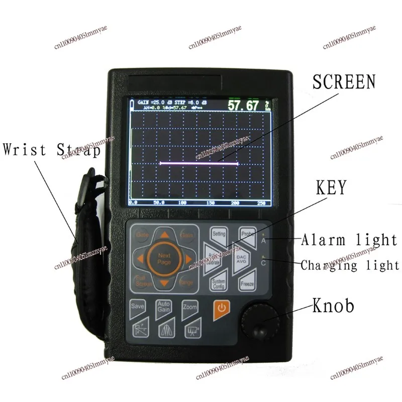 T-قياس YFD-300 كاشف الخلل بالموجات فوق الصوتية Ndt آلة كشف الخلل بالموجات فوق الصوتية #6