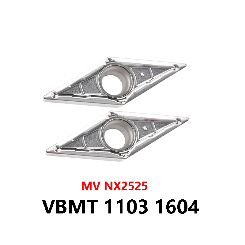 

100% Original VBMT110304-MV VBMT160404-MV VBMT160408-MV NX2525 VBMT 1604 Cermet Carbide Inserts