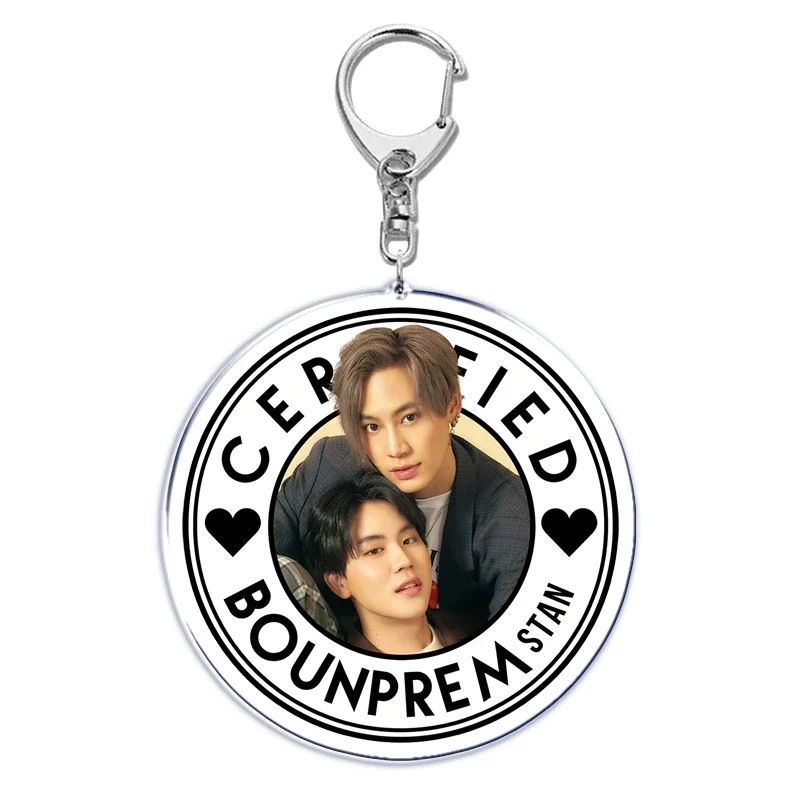 Popular Yaoi Boys Love Thai Bl Series Dramas Acrylic Keychain for Accessories Bag  Pendant Key Chain Ring Keychains Jewelry Gift